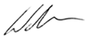 signature of Attorney Walter Benenati