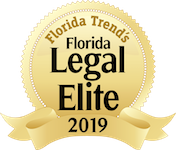 Florida trends Legal Elite 2019 logo for Benenati law firm