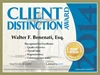 Client distinction award