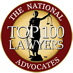 The national top 100 lawyers advocates logo